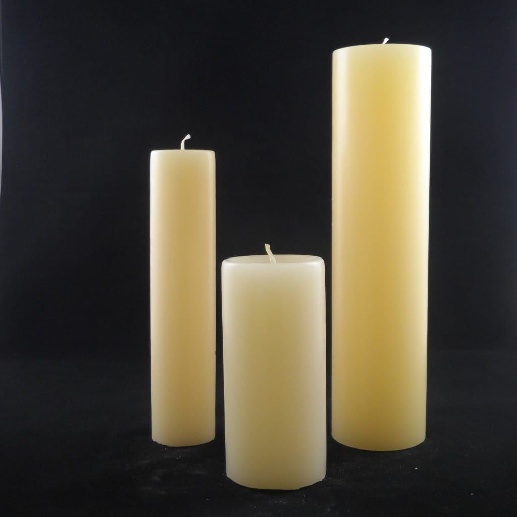 Festival Junior CandleCream65x140mm (Short candle in middle). Made in