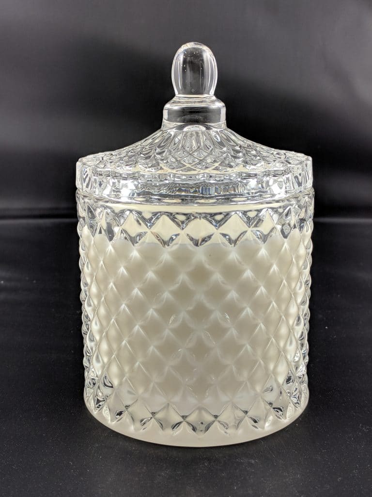 Clear Glass Scented Candle. Made in NZ Golden Glow Candles