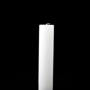 Festival Slimline White Pillar Candle