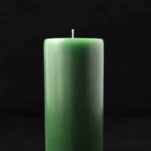 Festival Junior Forest Green Pillar Candle 65x140mm