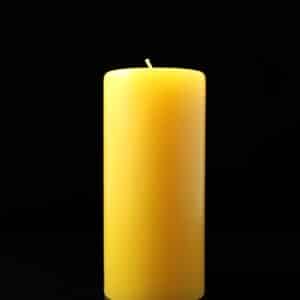 Festival Junior Honey Pillar Candle 65x140mm