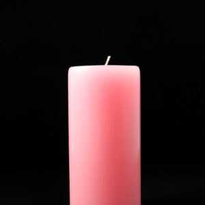 Festival Junior Pink Pillar Candle