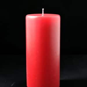 Festival Junior Red Pillar Candle 65x140mm