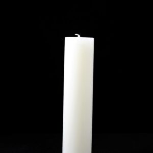Festival Slimline Cream Pillar Candle 48x210mm