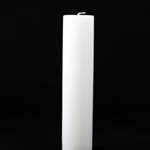 Festival Slimline White Pillar Candle 48x210mm