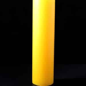 Festival Large Yellow Pillar Candle 70x280mm