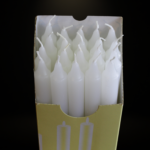 White Household Candles - 240mm, 20 pack