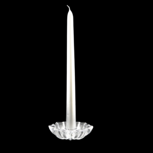 Silver Dining Taper