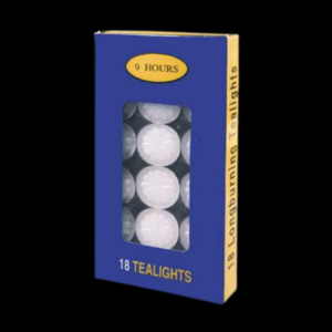 9 hour tea lights 18 pack