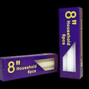 Household candles 8 pack