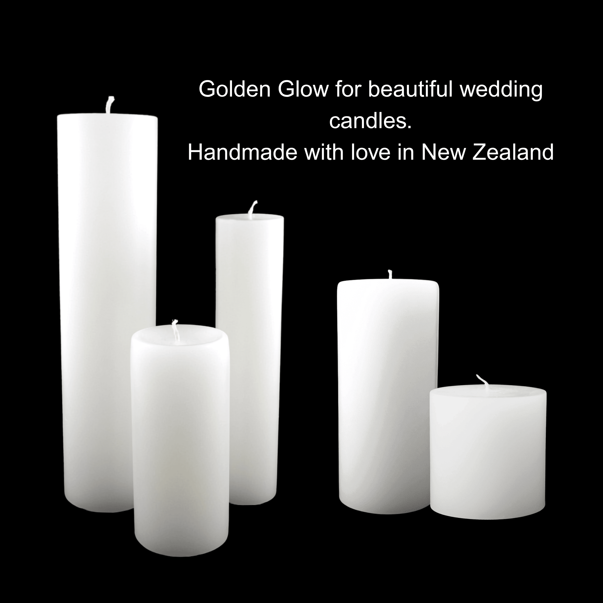 Wedding Candles made in NZ