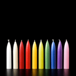 125mm dining taper candles